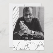 エレガント |モダン葬儀 |招待状 招待状 (正面)