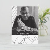 エレガント |モダン葬儀 |招待状 招待状 (スタンド正面)