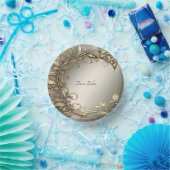 エレガント モダン ゴールド デコレーション ペーパーボウル (パーティー)