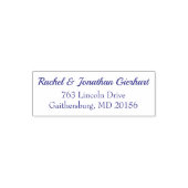 エレガント モダン タイポグラフィ メール セルフインキングスタンプ (デザイン)