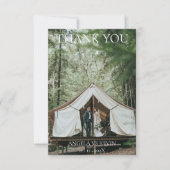 エレガント モダン ミニマル お礼カード サンキューカード (正面)