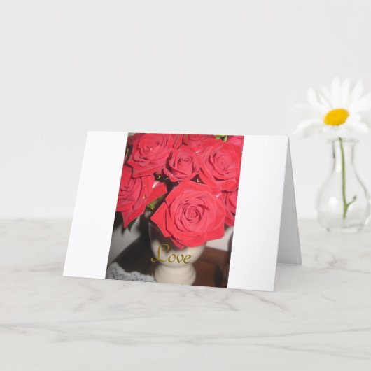 エレガント&モダン、ラブカード カード (小さな植物)