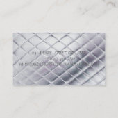 エレガント,モダン，ロマンチック，花 名刺 (裏面)