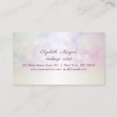 エレガント,モダン《写真》ぼけ味,きらびやかな唇のロイヤリティカード ロイヤリティカード (裏面)