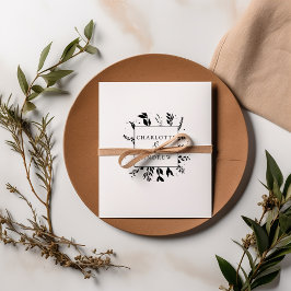 エレガント,モノグラム,ラインアートリーフ,結婚式 ラバースタンプ