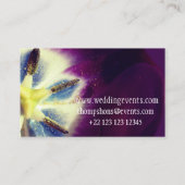 エレガント、ユニーク名刺 名刺 (裏面)