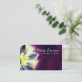 エレガント、ユニーク名刺 名刺 (スタンド正面)