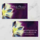 エレガント、ユニーク名刺 名刺 (正面/裏面)