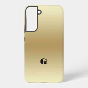 エレガント ライトゴールド ティール オーダーメイド SAMSUNG GALAXY S22+ケース