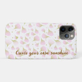 エレガント ライト パウダー ピンク カスタム 引用 Case-Mate iPhoneケース (裏面(横))
