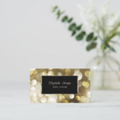 エレガント ラグジュアリー おしゃれ,ぼかし 名刺 (スタンド正面)