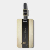 エレガント ラグジュアリー 洗練された,猫 ラゲッジタグ (正面縦)