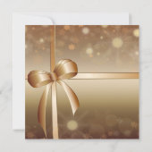 エレガント，ラグジュアリー，金ゴールド，光沢，休日 カード (裏面)