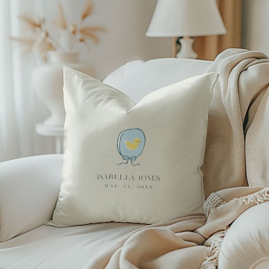 エレガント ラバー ダッキー リボン ベイビー クッション