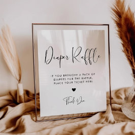 エレガント&ラフモダンサイン ポスター