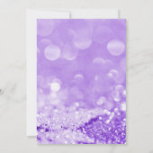 エレガント&ラベシンプルンダー《写真》ぼけ味誕生日 招待状 (裏面)