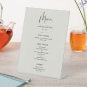 エレガント&ラモダンイトセージ緑のメ結婚ニュー 台座サイン (インサイチュ)