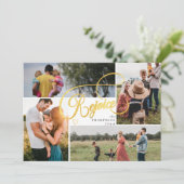 エレガント リジョイス 2 ゴールド クリスマス 4 フォト コラージュ (スタンド正面)