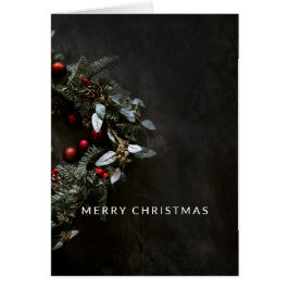 エレガント、リースミニマル・メリー・クリスマス