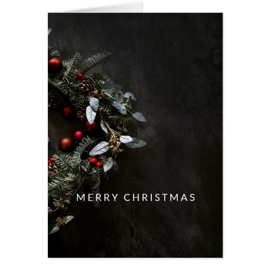 エレガント、リースミニマル・メリー・クリスマス (正面)