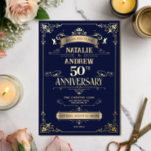 エレガント ロイヤルネイビー ゴールド グラマラス グリッター フォイル