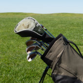 エレガント&ロマンチックな白いバラパーソナライズされた ゴルフヘッドカバー (インサイチュ)