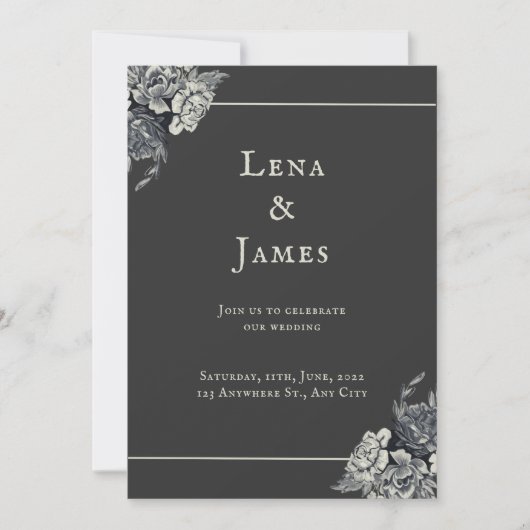 エレガント&ロマン 招待状 (正面)