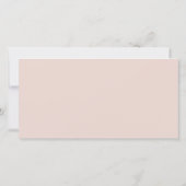 エレガント ローズゴールド ギフト証明書 (裏面)