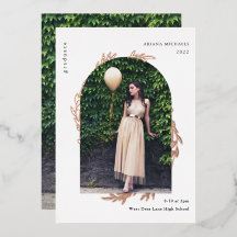 エレガント ローズゴールド フォト 卒業式