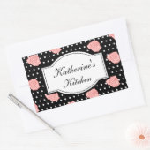 エレガント ローズ キッチン ステッカー (封筒)