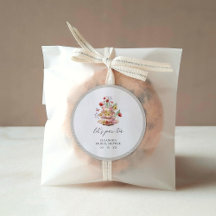 エレガント ワイルドフラワー ティーパーティー ブライダルシャワー