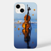 エレガント ヴァイオリン アート フォンケース Case-Mate iPhoneケース (裏面)