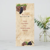 エレガント,ヴィンテージ紙,カスタムワインリスト (スタンド正面)