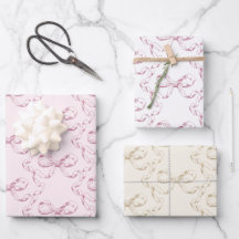 エレガント ヴィンテージ ガーリー プレピー リボン ピンク トワル