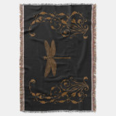 エレガント,ヴィンテージ，ステビクトリアンームパンク スローブランケット (正面縦)