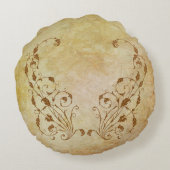 エレガント,ヴィンテージ，ステビクトリアンームパンク ラウンドクッション (裏面)