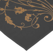 エレガント ヴィンテージ ビクトリアン スチームパンク ミディアムテーブルランナー (コーナー)