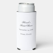 エレガント ヴィンテージ ブーケ ブライズメイド 提案 ギフト スリム缶クーラー (Seltzer裏面)