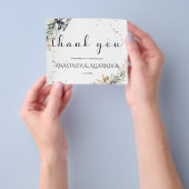 エレガント/予算/サンキューカード。フライヤー チラシ (手)