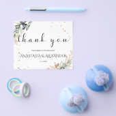 エレガント/予算/サンキューカード。フライヤー チラシ (シングル)