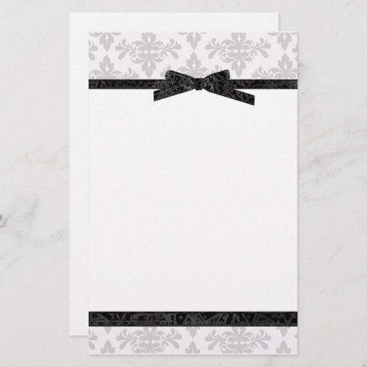 エレガント 便箋 (正面/裏面)