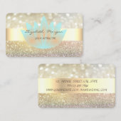 エレガント《写真》ぼけ味ストライプ 名刺 (正面/裏面)