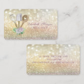 エレガント《写真》ぼけ味ス転がピンウィスクベーカリービジネスCa 名刺 (正面/裏面)