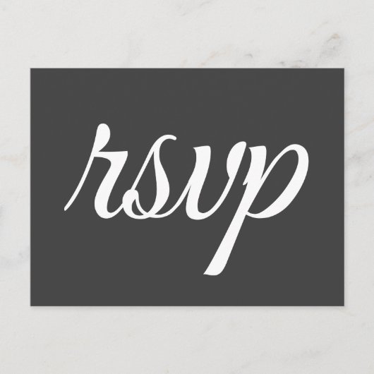 エレガント,「出欠伝統的」ポストカード ポストカード (正面)