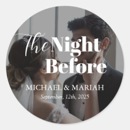 エレガント 前夜のリハーサルディナー写真 ラウンドシール