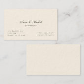 エレガント 名刺 (正面/裏面)