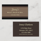 エレガント 名刺 (正面/裏面)