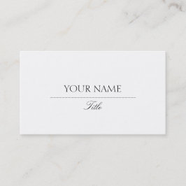 エレガント 名刺