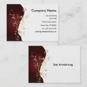 エレガント 名刺 (正面/裏面)