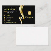 エレガント 名刺 (正面/裏面)